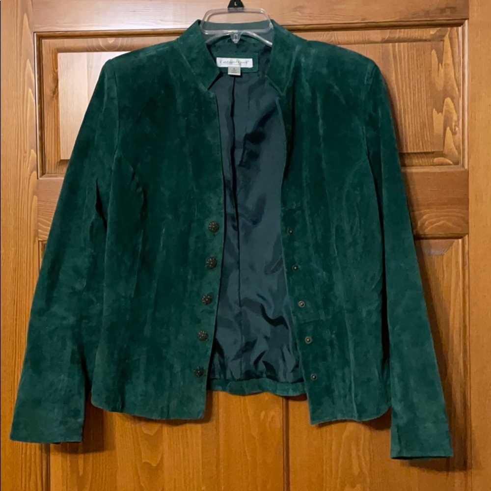 Green Suede Jacket - image 1